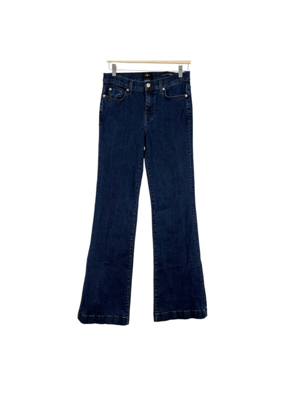 7 For All Mankind Dojo Classical Flare Leg Jeans Size 28 - Picture 4 of 11